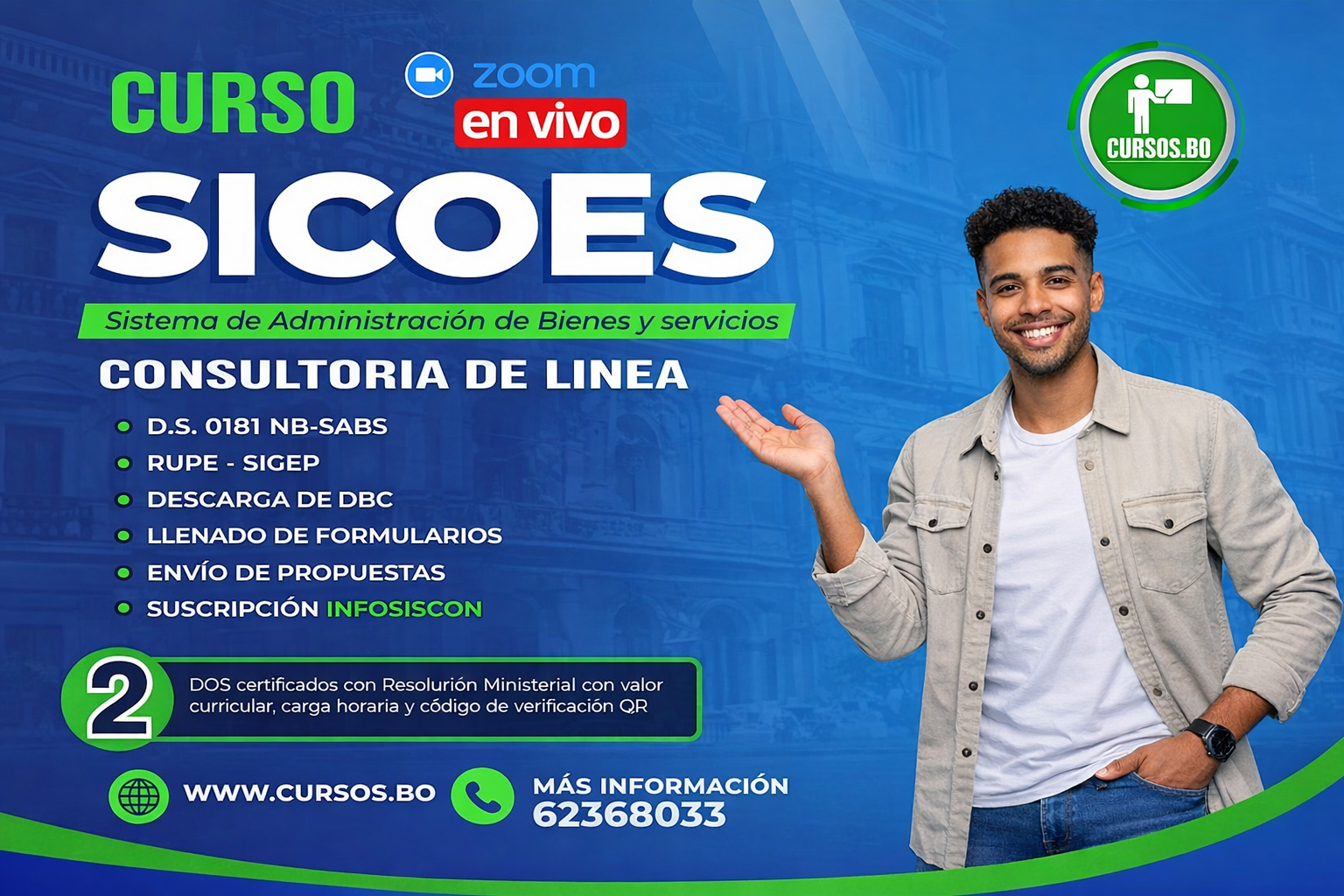 Curso DS 0181 SABS y SICOES para Consultores